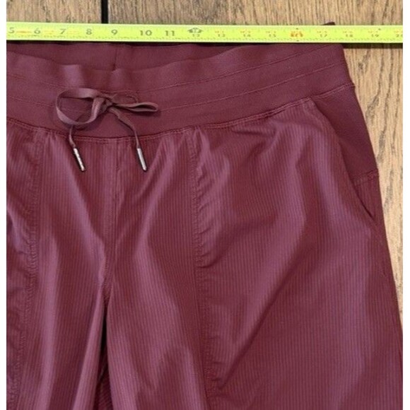 Lululemon Dance Studio Mid Rise Jogger Women’s Sz 14 Mulled Wine Drawstring - Picture 9 of 12